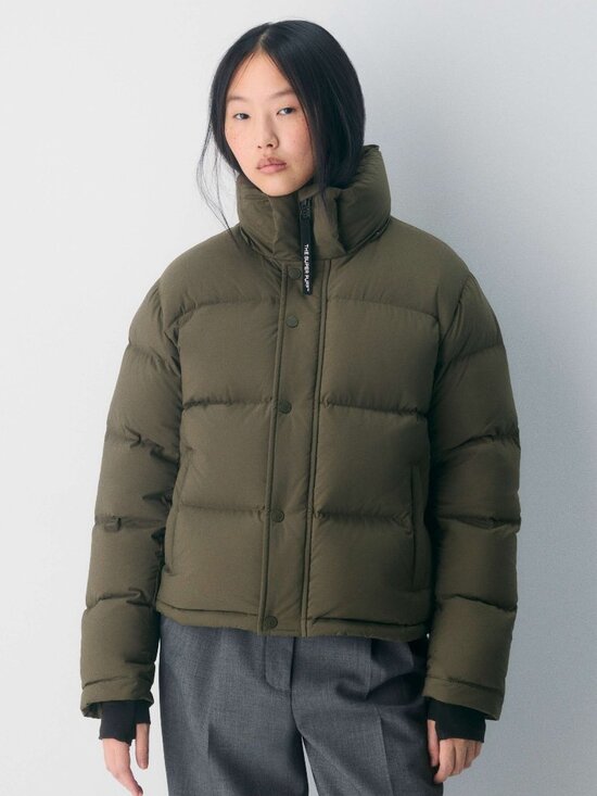 Aritzia Jackets & Blazers - Aritzia Super Puff Shorty - cliMATTE Dark Olive Small